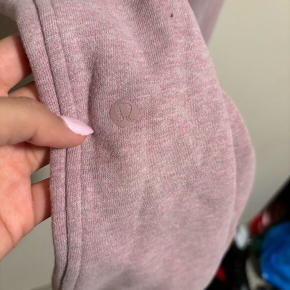 Lululemon Scuba High-Rise Jogger Heathered Pink Taupe- Size 2 - Picture 6 of 7
